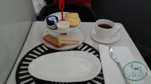 バージンアトランティック アッパークラスの食事 アフタヌーンティ